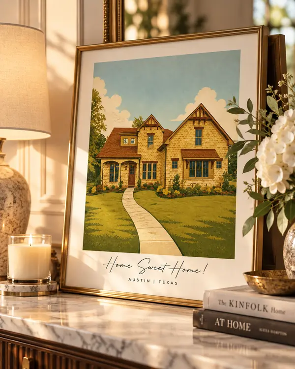 Vintage 70s Home Portrait